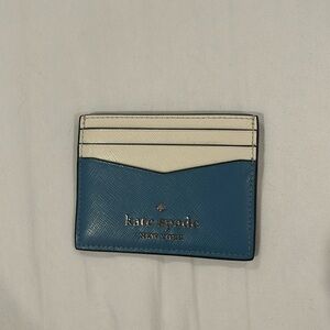 Kate spade card holder blue